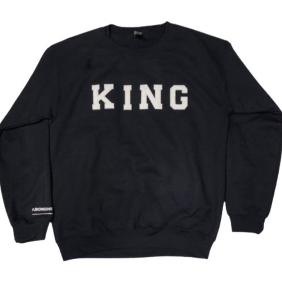 SBC King Chenille Letters Crew Neck Sweatshirt - Picture 1 of 3